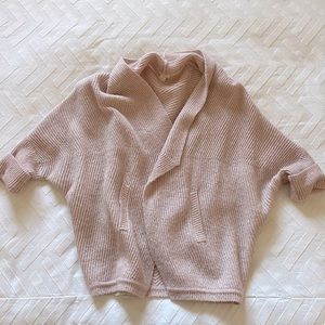 Cozy wrap sweater from Anthropologie